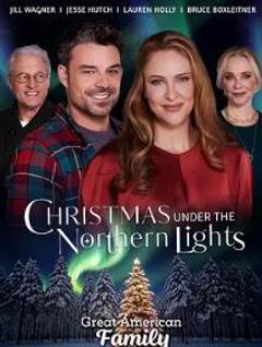 北极光下的圣诞节